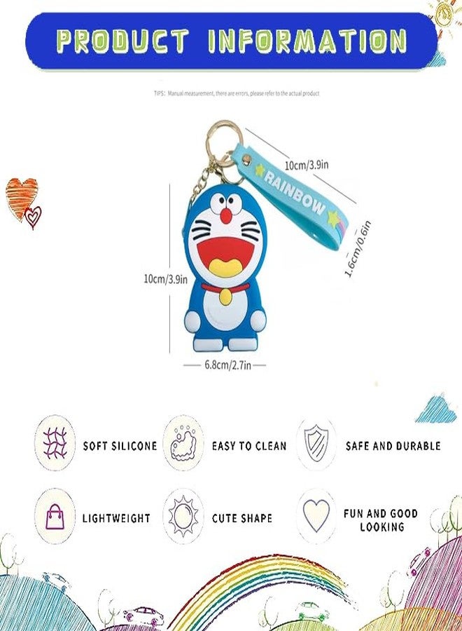 Valente Universal Cute Cartoon Silicone Zipper Coin Purse Pouch for Kids & Girls. (White Bear) - Image 5